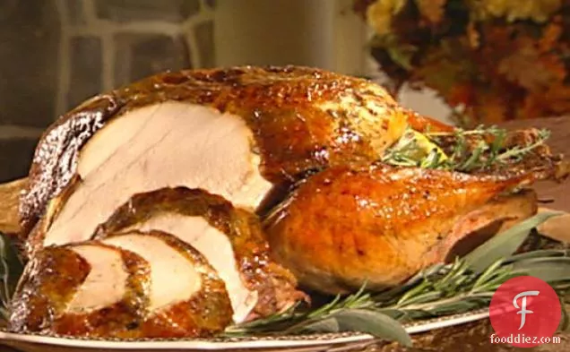 भुना हुआ मक्खन जड़ी बूटी तुर्की