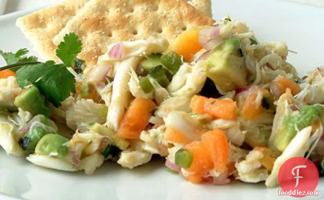 Papaya and Avocado Crab Salad