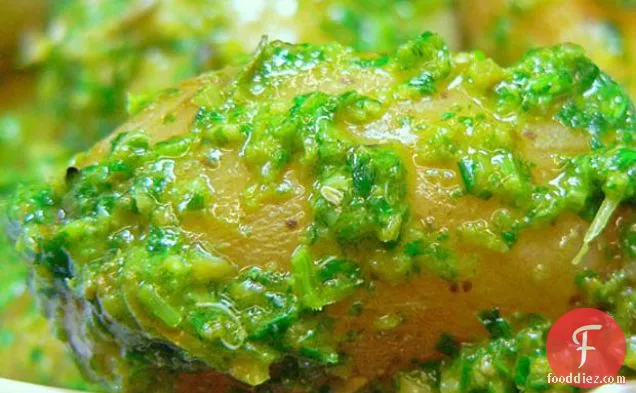 New Potatoes With Salsa Verde