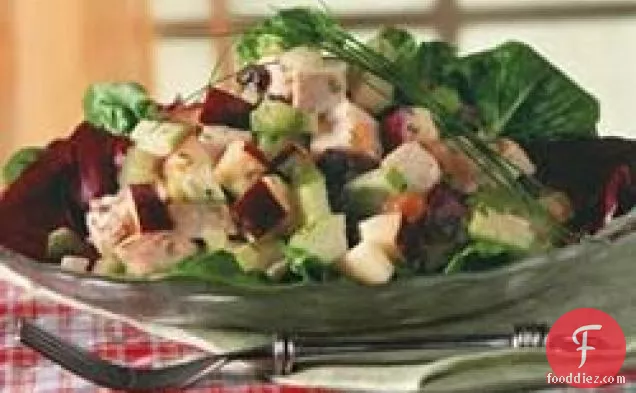 Waldorf Salad with Turkey & Apricot