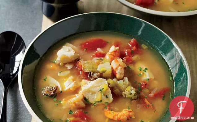 Shrimp-and-Smoked-Oyster Chowder