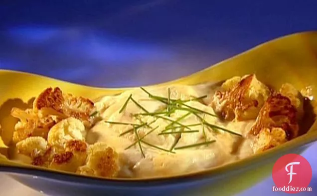 भुना हुआ और शुद्ध फूलगोभी