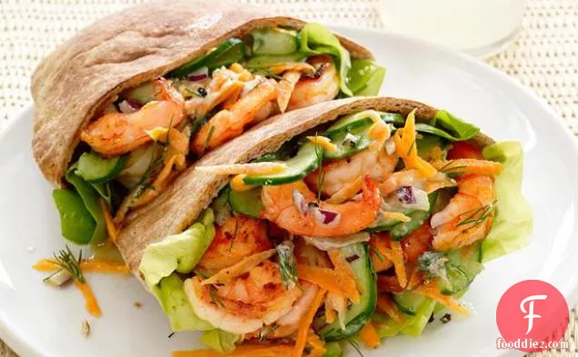 Shrimp-Salad Pitas