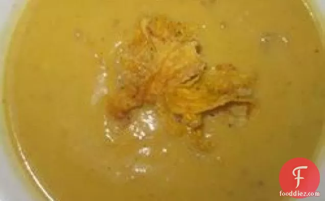 धीमी कुकर कद्दू का सूप