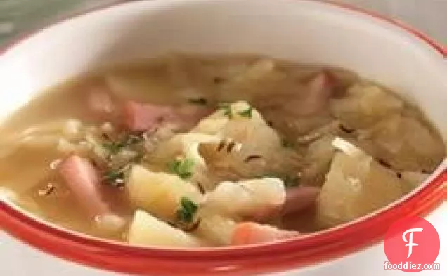 Ham, Potato and Cabbage Soup