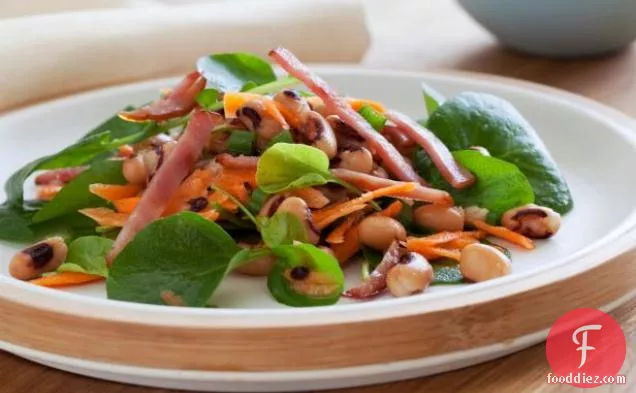Black-Eyed Pea Salad with Canadian Bacon