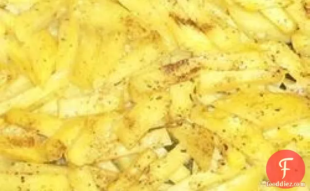 Potato Gratin With Chicken Broth, Garlic and Thyme