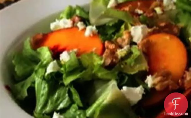 Peach and Escarole Salad