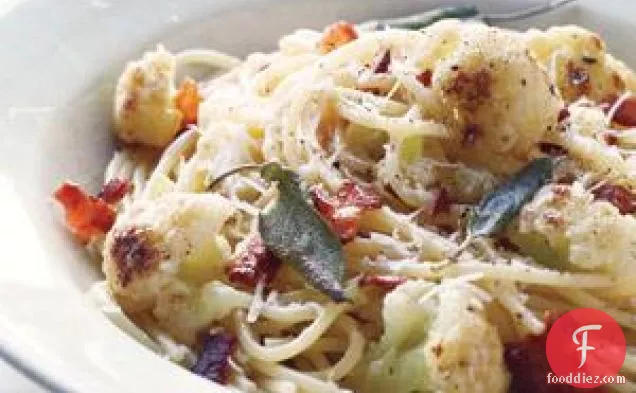 Pasta With Bacon And Cauliflower Recipe