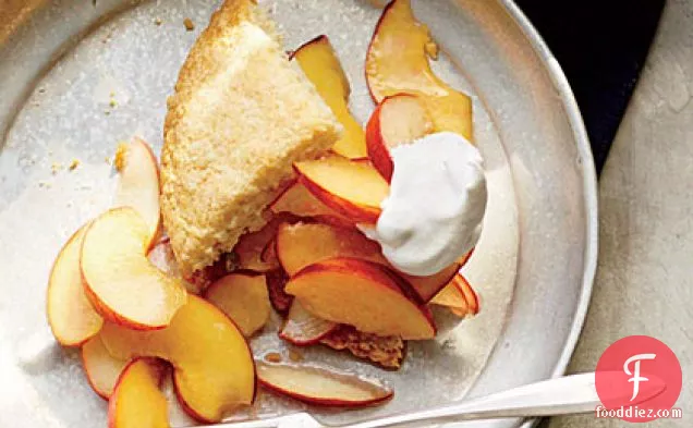 Peachy Almond Shortcakes
