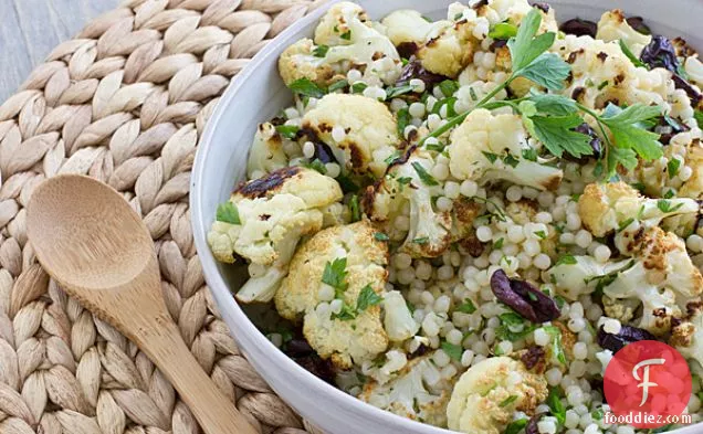 Warm Cauliflower & Israeli Couscous Salad