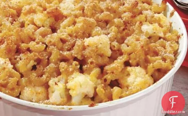 Baked Mac And Cheese With Cauliflower