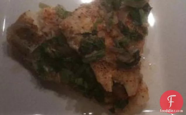 Baked Haddock With Cilantro And Cajun Spices