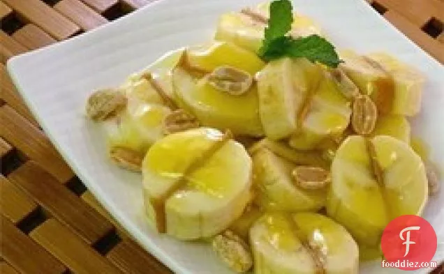 Peanut Butter Bananas and Sauce