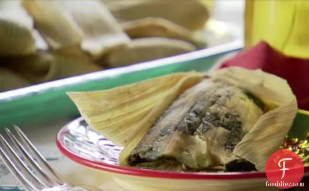 Kale and Cheese Tamales