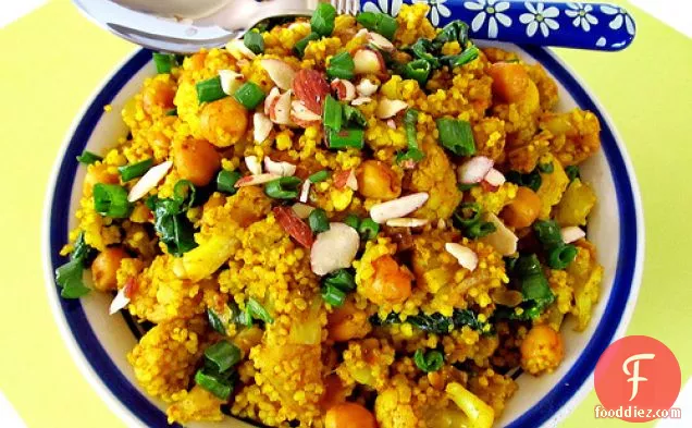 Curried Chickpea And Cauliflower Couscous