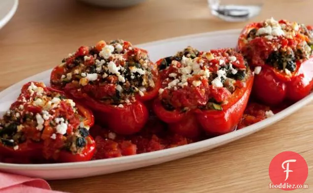 Greek-Style Stuffed Peppers