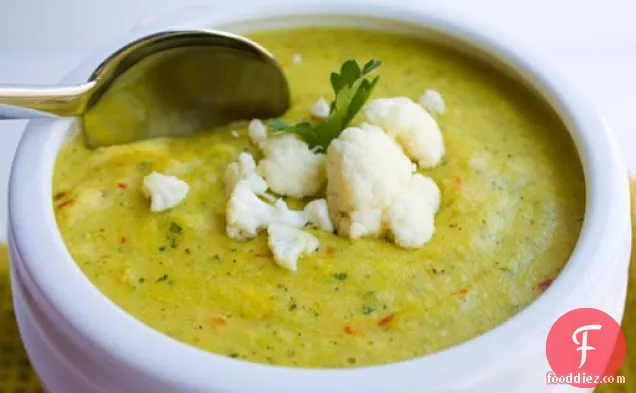 Organic Creamy Herbed Cauliflower Soup