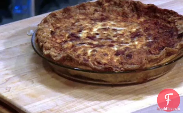 Double Double Bacon Cheese Quiche