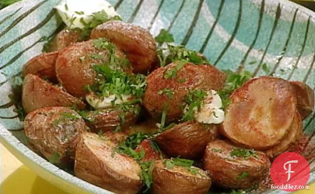 Roasted Red New Potatoes with Sweet Paprika Butter and Parsley