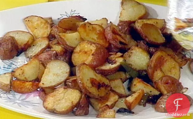 Oven Home Fries with Peppers and Onions