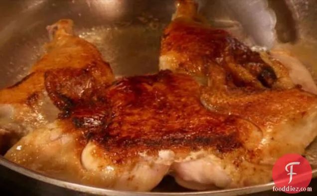 Flattened Pan-Roasted Chicken