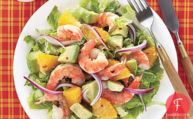 Shrimp, Avocado and Orange Salad