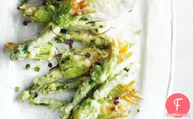 Ricotta-stuffed Zucchini Flowers