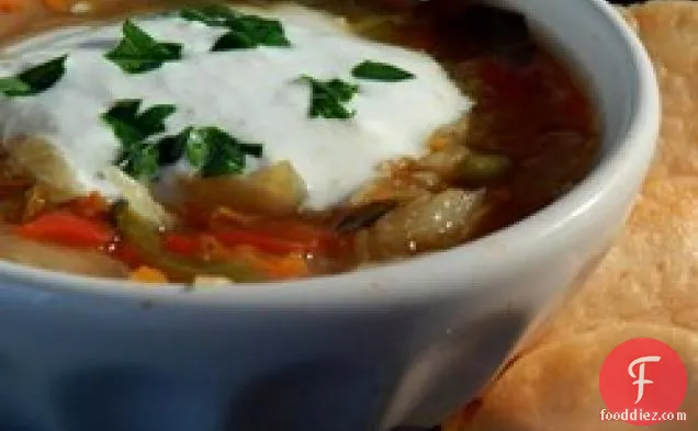 बवेरियन कोहलबी सूप