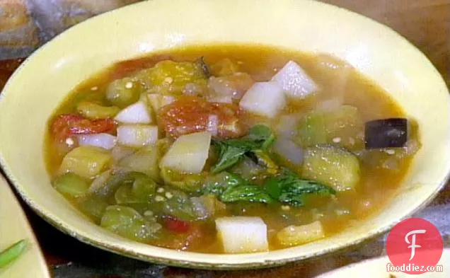 Vegetable Soup in the Style of Naples: Cianfotta