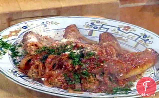 Veal Roll with Meatball Ragu: Braciole al Sugo con Polpette