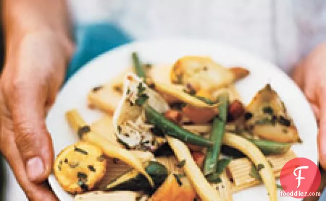 Pasta With Summer Squashes, Herbs, And Honey