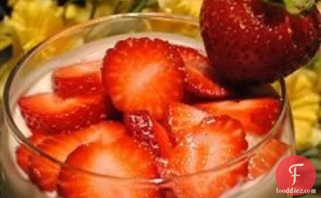 Swedish Cream with Summer Berries