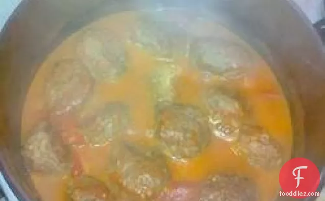मध्य पूर्वी जीरा Meatballs