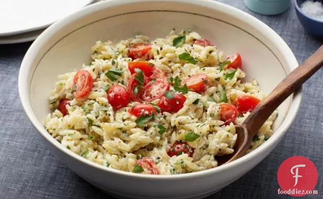 Orzo with Feta and Tomatoes