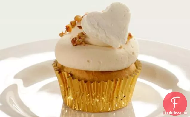 Sweet Potato Cider Cupcake with Marshmallow Frosting