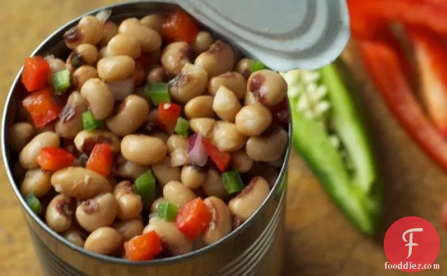 काली आंखों वाला मटर का सलाद