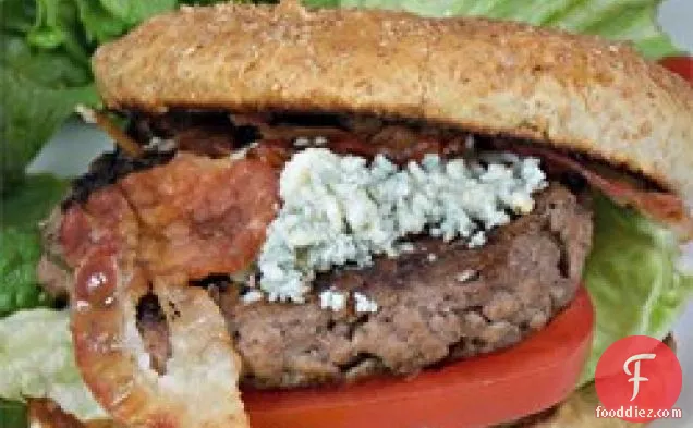 Bacon and Blue Cheese Burgers