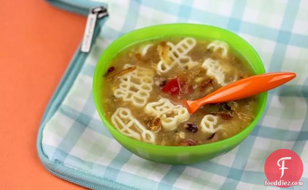 Vegetable Pasta Soup Recipe (lunch Ideas For Kids)