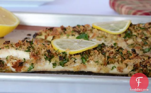Baked Fish With Crumb Topping