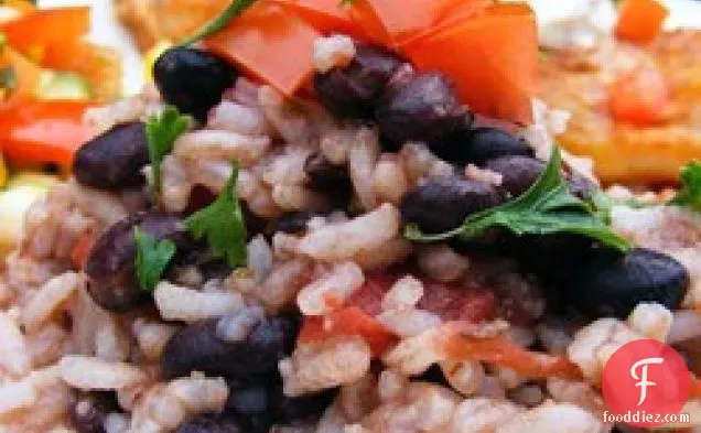 Quick Black Beans and Rice
