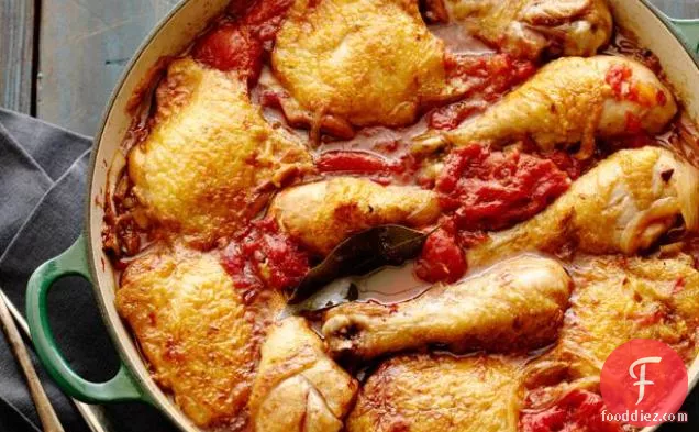 Braised Chicken Thighs and Legs with Tomato