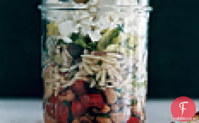 Greek Salad with Orzo and Black-Eyed Peas