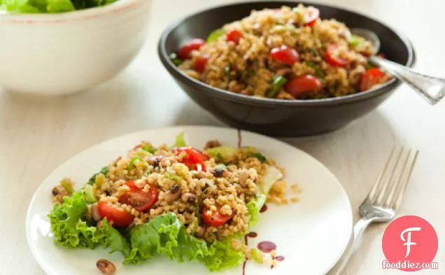 Tomato, Basil And Millet Salad