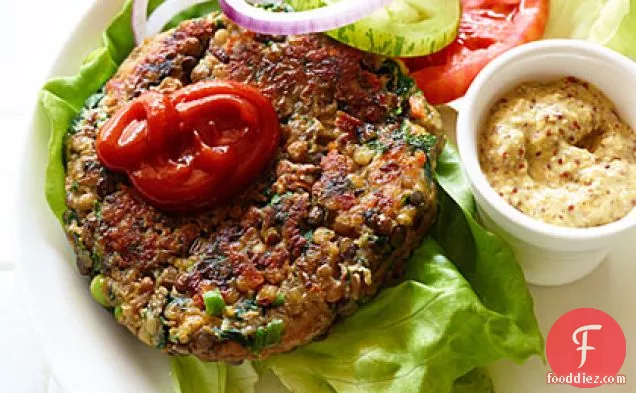 Lentil Veggie Burgers