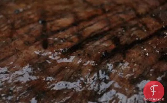 पोर्ट वाइन मैरीनेड के साथ फ्लैंक स्टेक