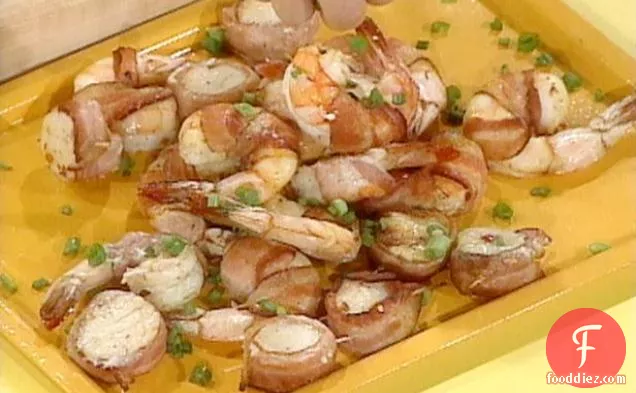 Bacon Wrapped Shrimp and Scallops