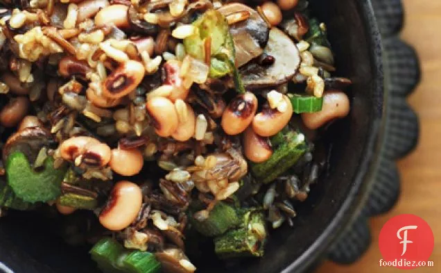 Vegetarian Hoppin' John With Spicy Okra, And Brown And Wild Rices