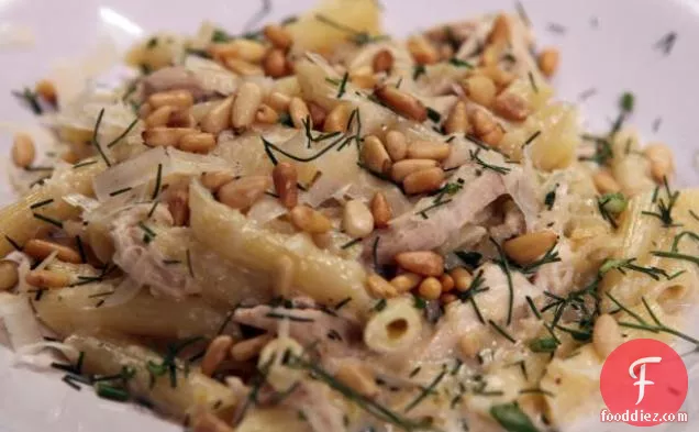 Chicken with Fennel-Cream Sauce and Penne