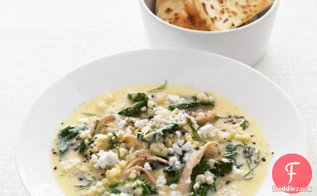 Chicken and Egg Soup with Pastina